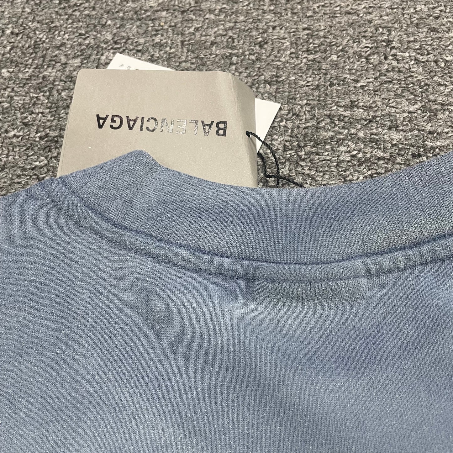 Balenciaga Back Embroidered Logo T-Shirt