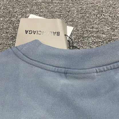 Balenciaga Back Embroidered Logo T-Shirt