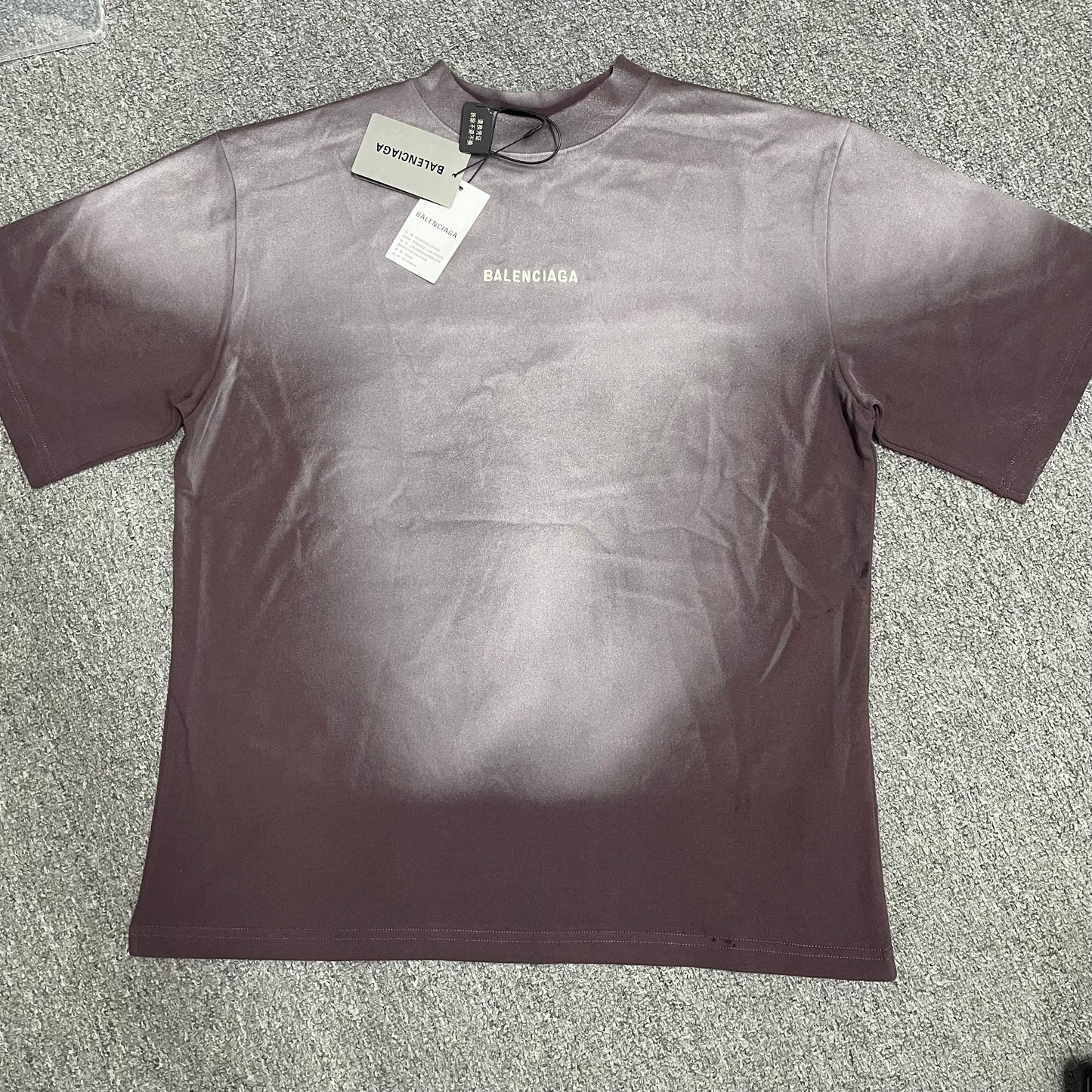 Balenciaga Back Embroidered Logo T-Shirt