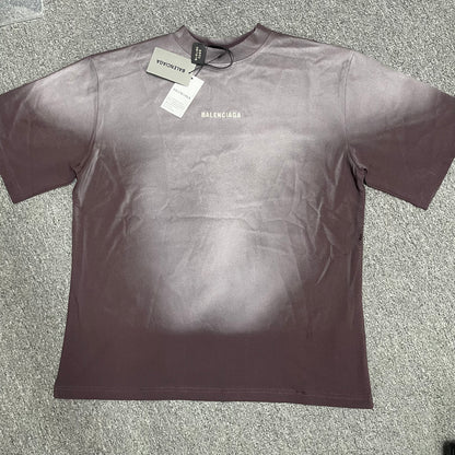 Balenciaga Back Embroidered Logo T-Shirt