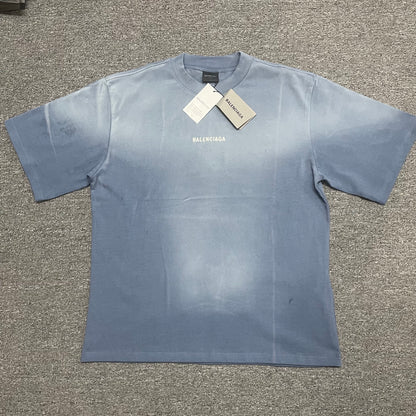 Balenciaga Back Embroidered Logo T-Shirt