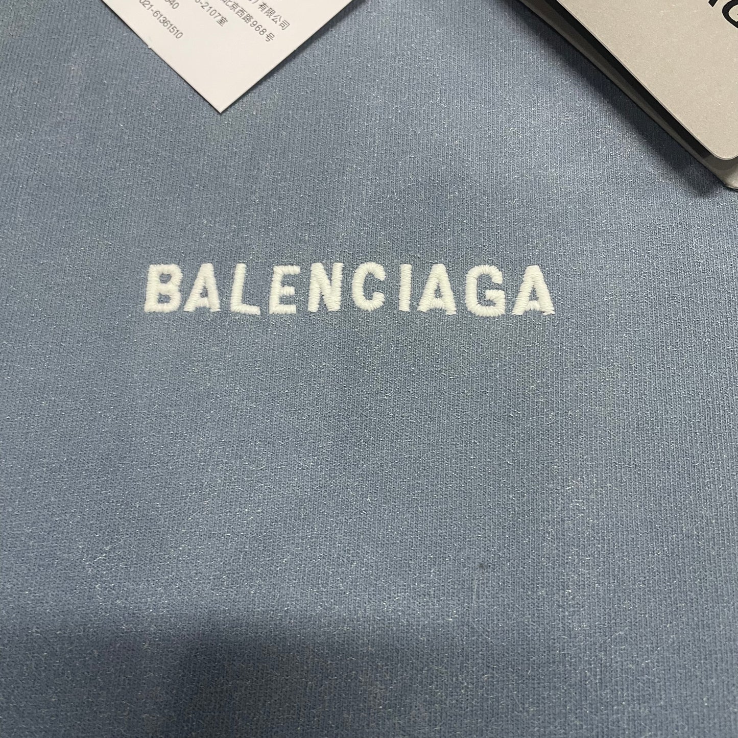 Balenciaga Back Embroidered Logo T-Shirt