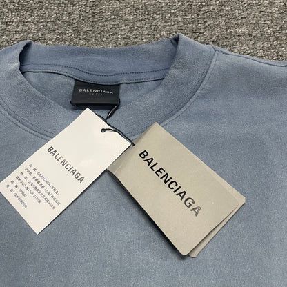 Balenciaga Back Embroidered Logo T-Shirt