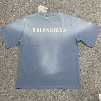 Balenciaga Back Embroidered Logo T-Shirt