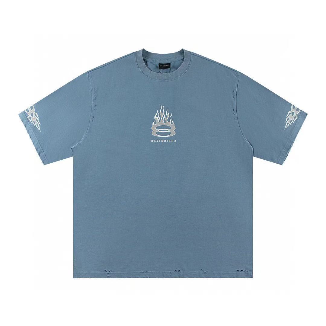 Balenciaga Flame Logo T-Shirt