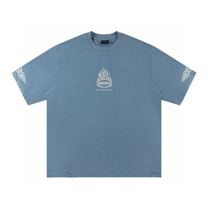 Balenciaga Flame Logo T-Shirt