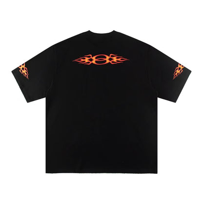 Balenciaga Flame Logo T-Shirt