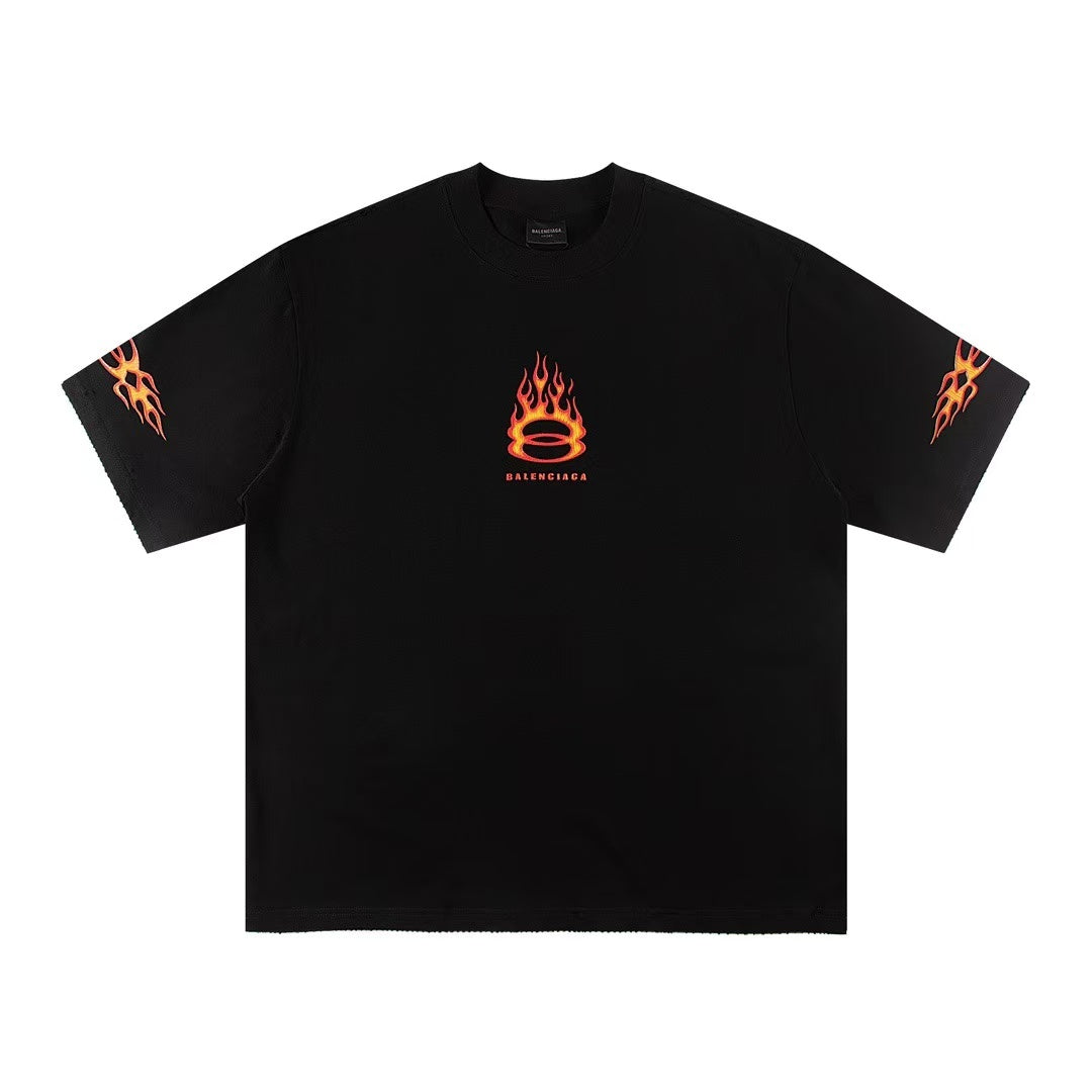 Balenciaga Flame Logo T-Shirt