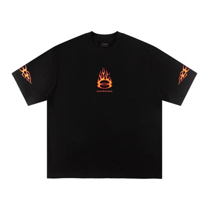 Balenciaga Flame Logo T-Shirt