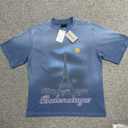 Balenciaga Paris Moon Oversized T-Shirt