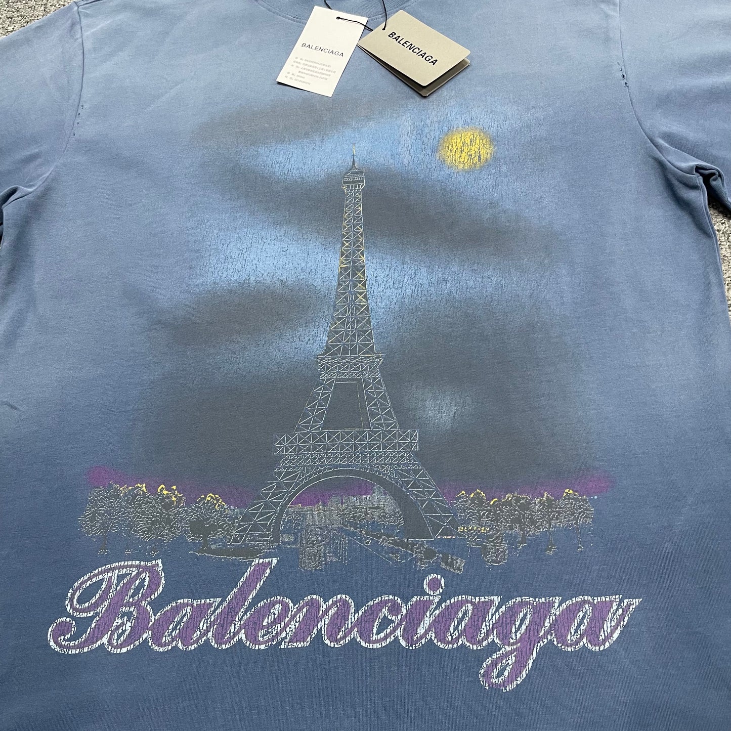 Balenciaga Paris Moon Oversized T-Shirt