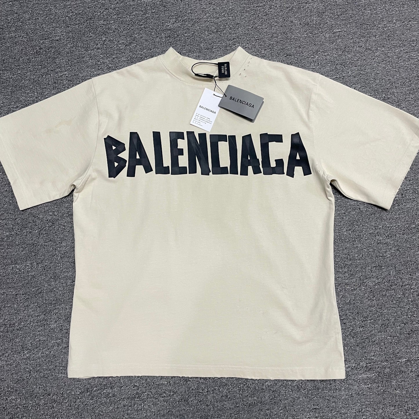Balenciaga Tape Type Medium Fit T-Shirt
