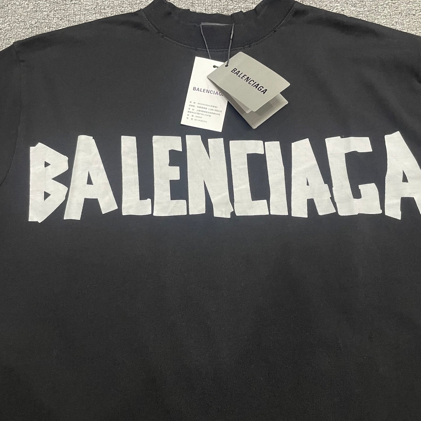 Balenciaga Tape Type Medium Fit T-Shirt