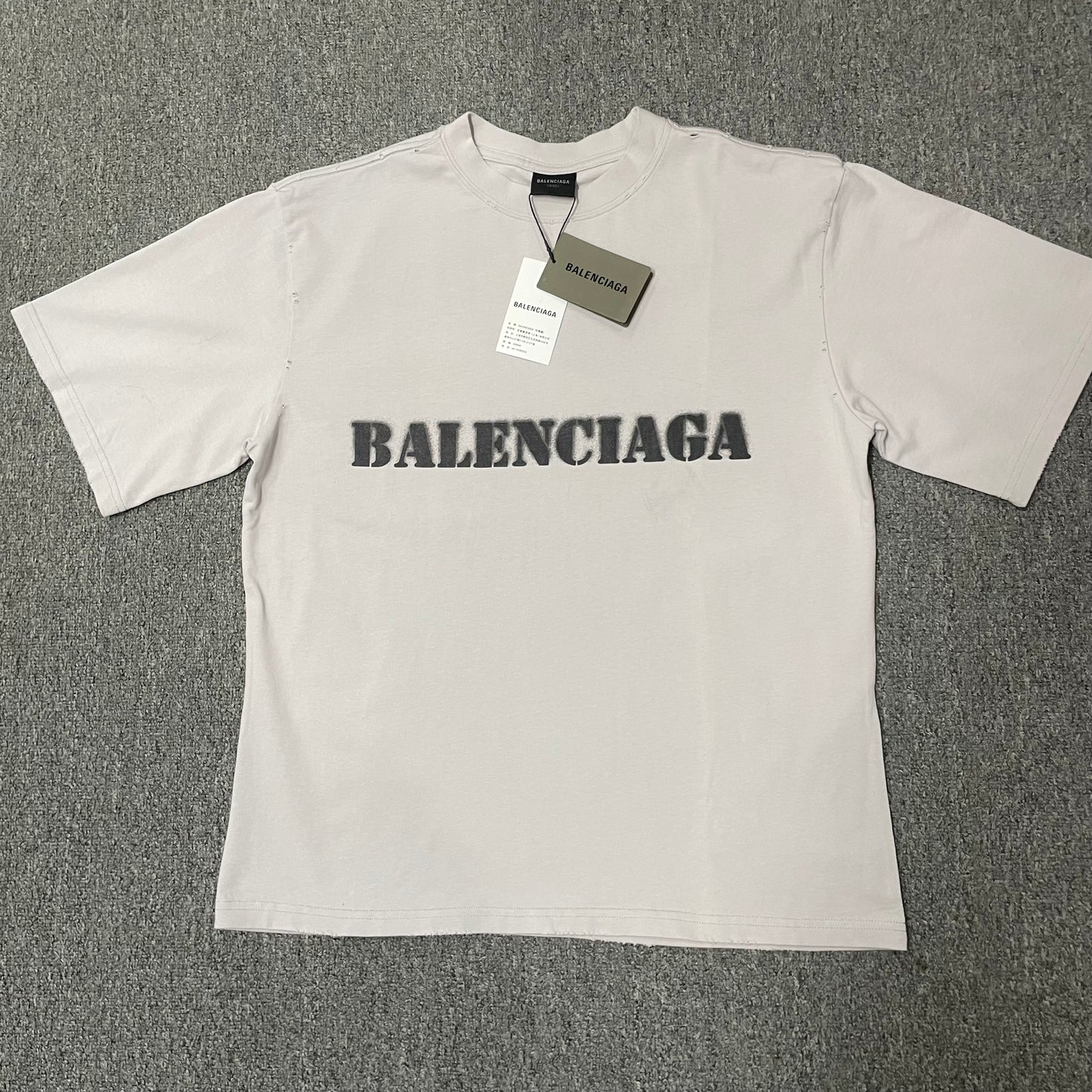 Balenciaga Stencil Type Medium Fit T-Shirt