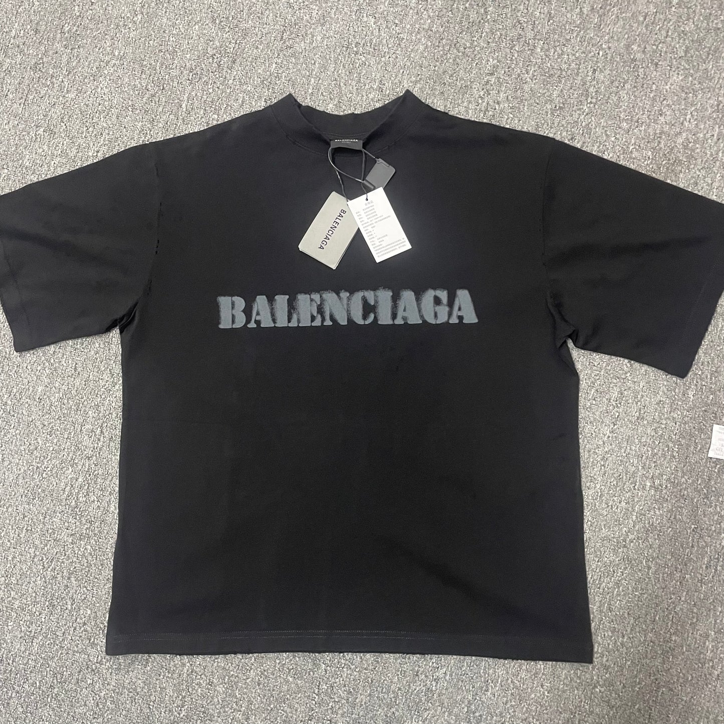 Balenciaga Stencil Type Medium Fit T-Shirt