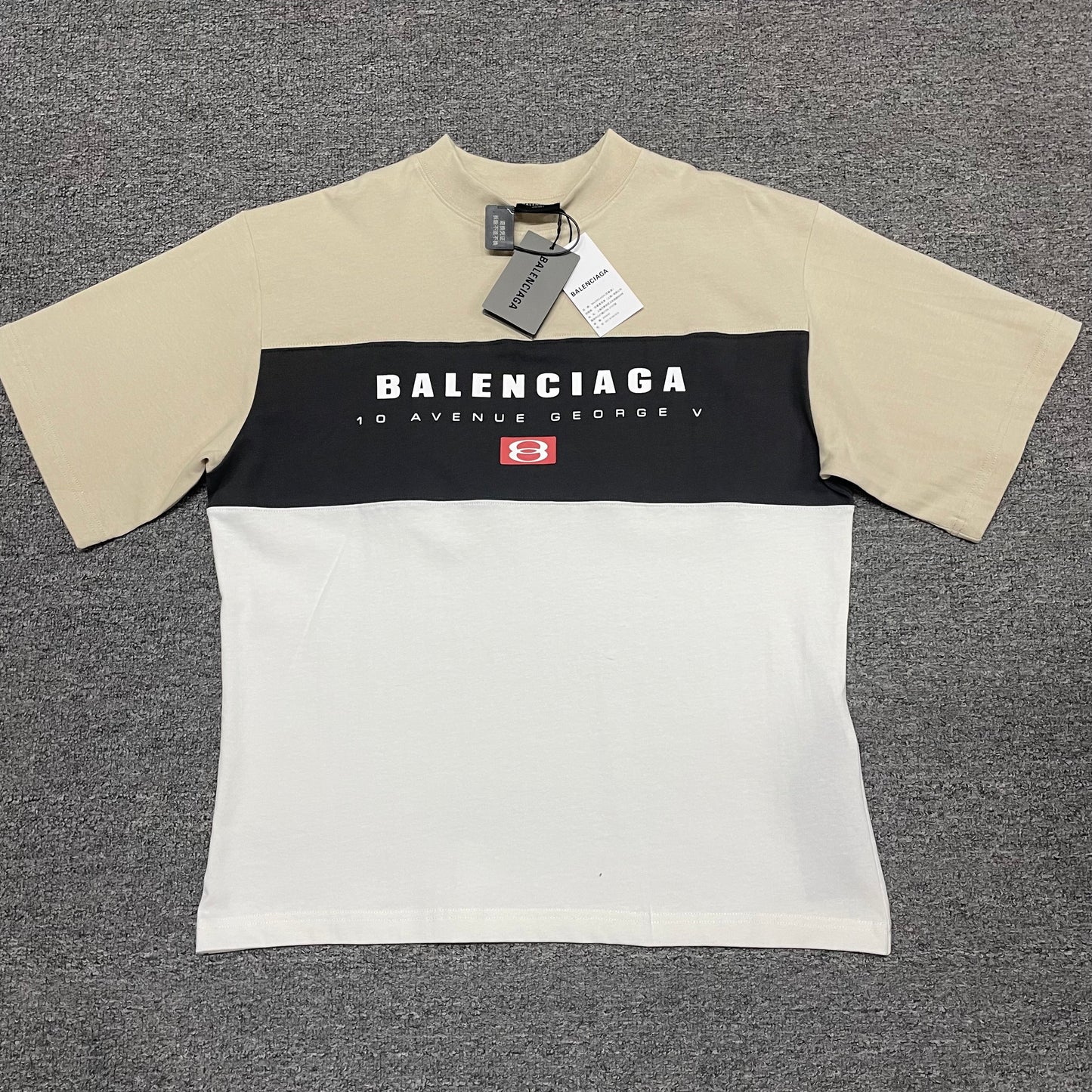 Balenciaga Unity Sport Colour Block Large Fit T-Shirt
