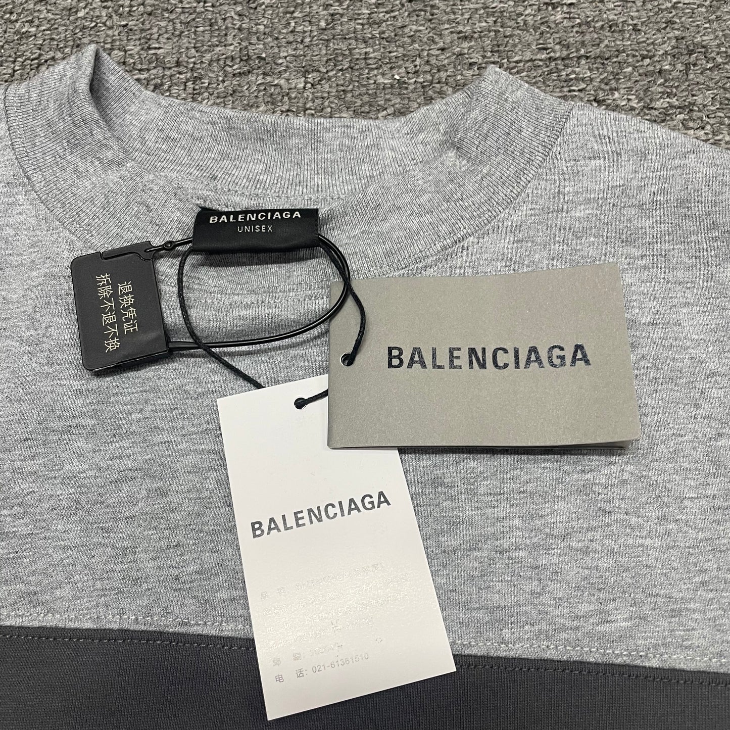 Balenciaga Unity Sport Colour Block Large Fit T-Shirt