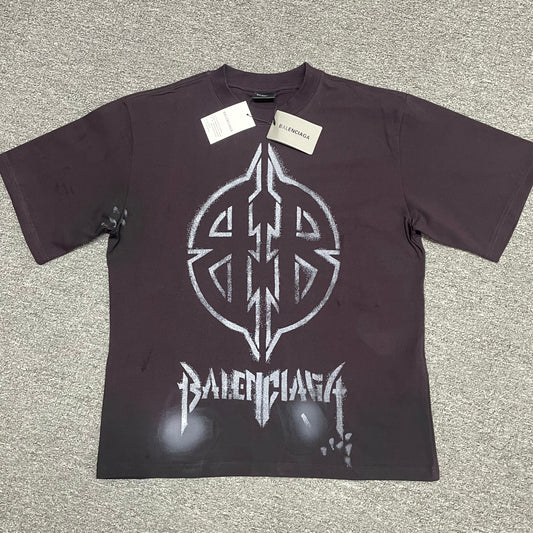 Balenciaga Metal BB Stencil T-Shirt