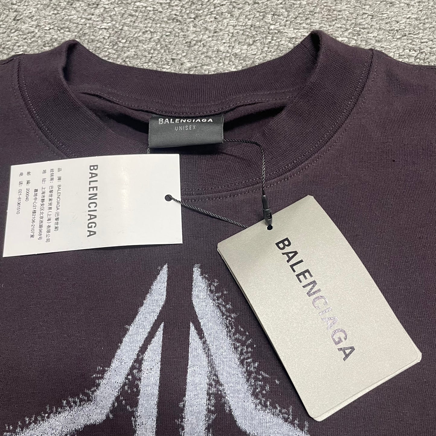 Balenciaga Metal BB Stencil T-Shirt