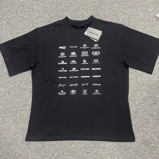 Balenciaga Archives Logos-Print T-Shirt