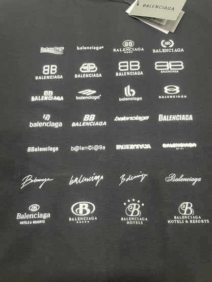 Balenciaga Archives Logos-Print T-Shirt