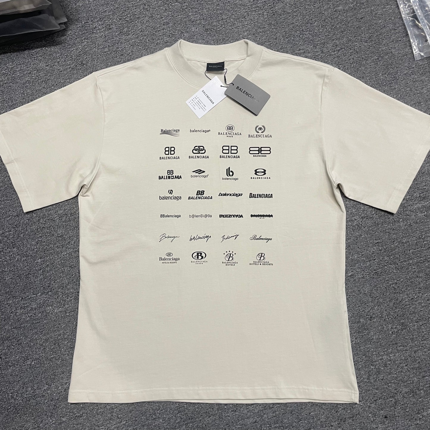 Balenciaga Archives Logos-Print T-Shirt