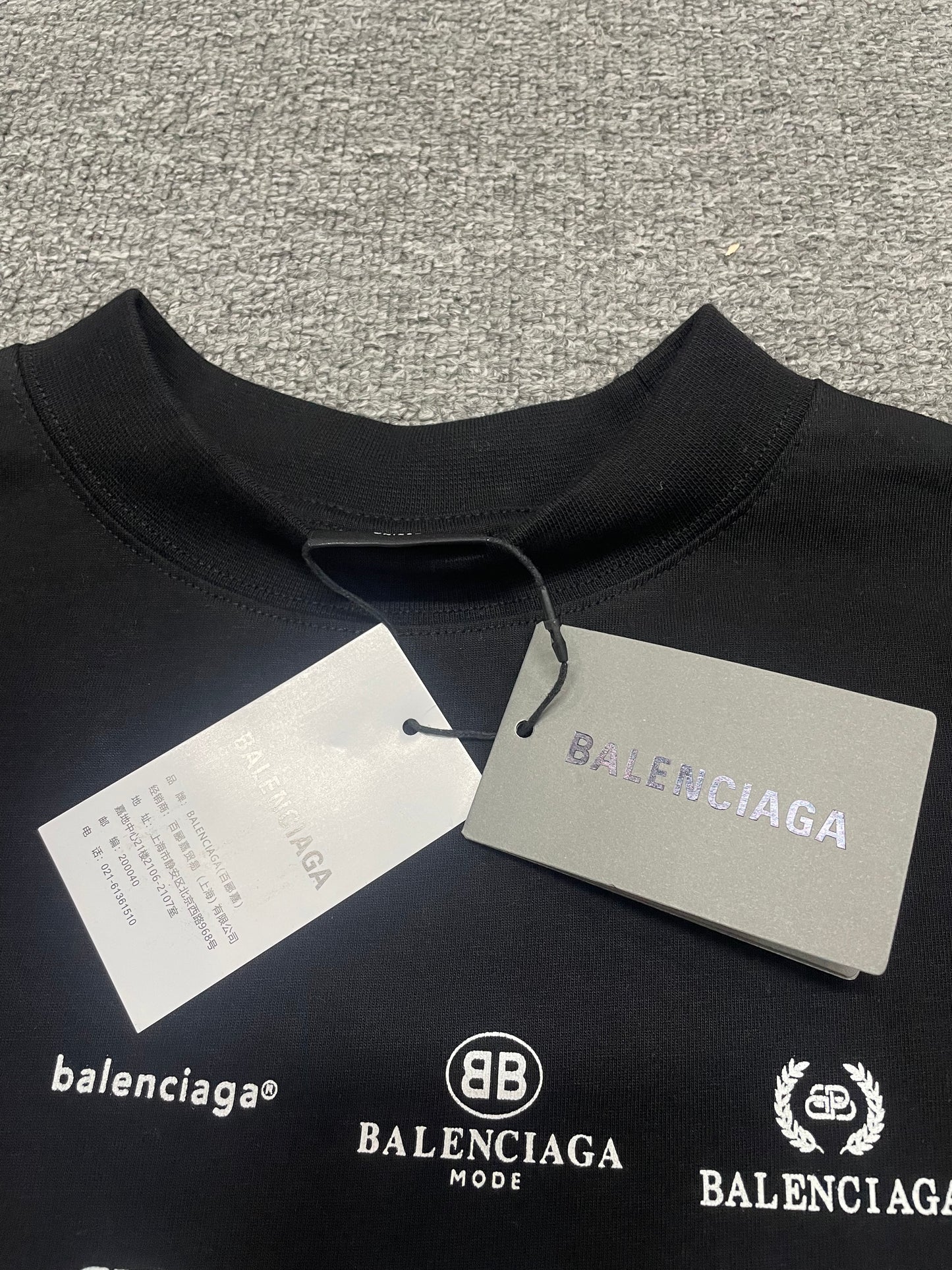 Balenciaga Archives Logos-Print T-Shirt