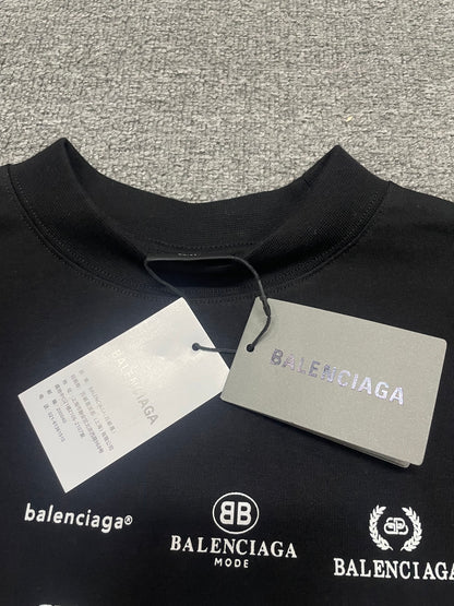 Balenciaga Archives Logos-Print T-Shirt