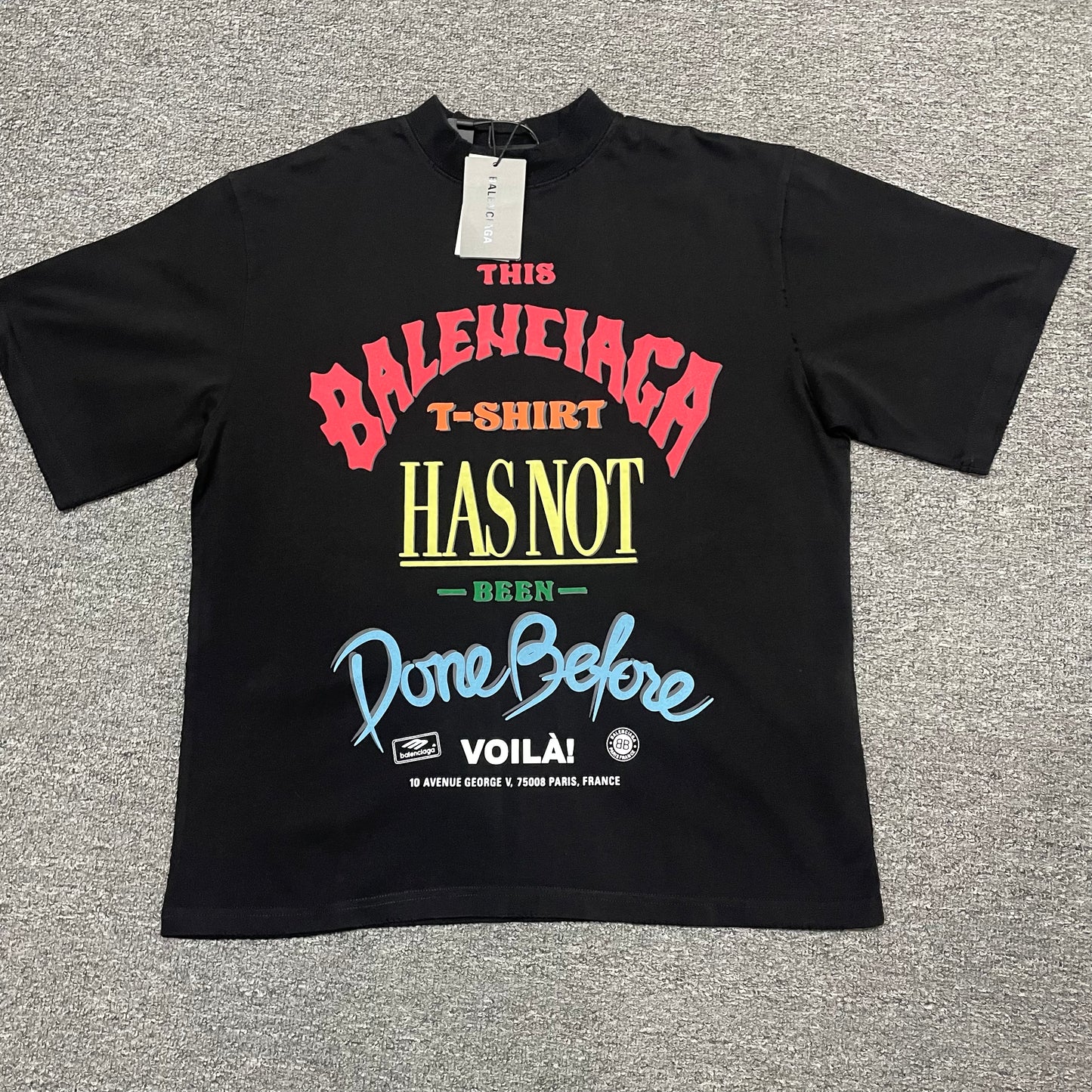 Balenciaga "Not Been Done" Oversized Graphic T-Shirt