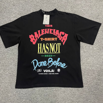 Balenciaga "Not Been Done" Oversized Graphic T-Shirt