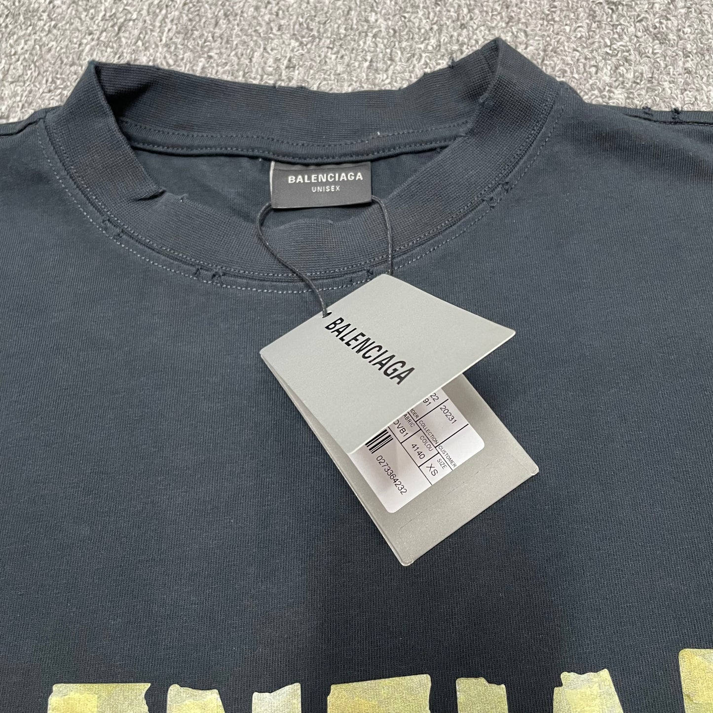 Balenciaga Tape Type Medium Fit T-Shirt