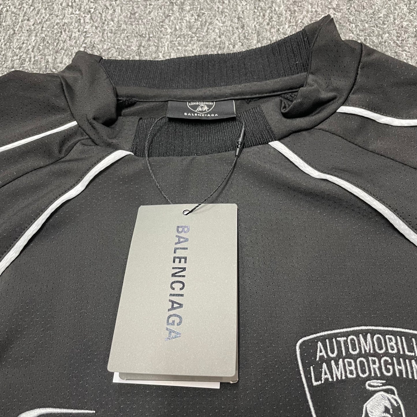 Balenciaga Automobili Lamborghini Oversized Soccer T-Shirt