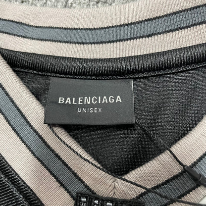 Balenciaga 3B Football V-Neck Oversized T-Shirt / Jersey