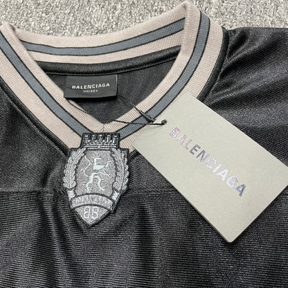 Balenciaga 3B Football V-Neck Oversized T-Shirt / Jersey