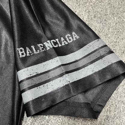 Balenciaga 3B Football V-Neck Oversized T-Shirt / Jersey