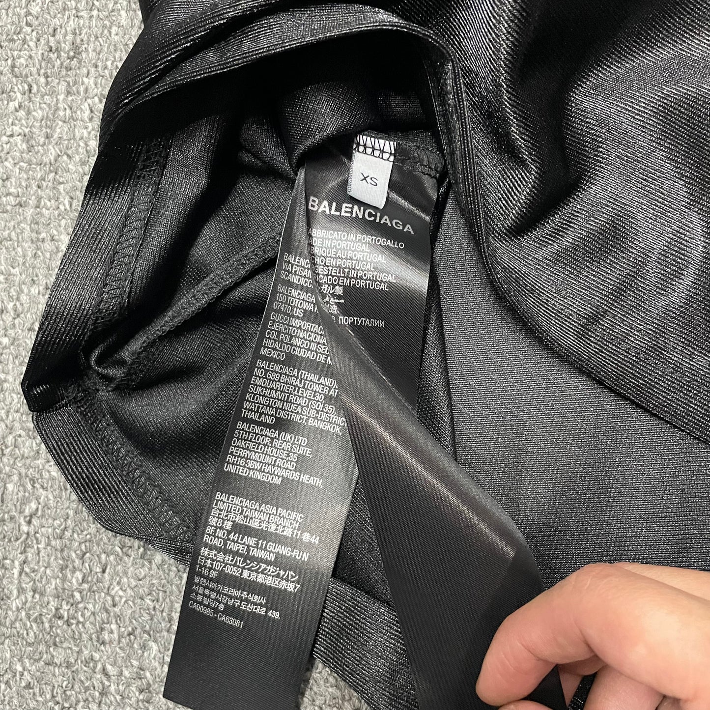 Balenciaga 3B Football V-Neck Oversized T-Shirt / Jersey
