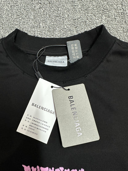 Balenciaga DIY Metal Logo Short-Sleeve T-Shirt