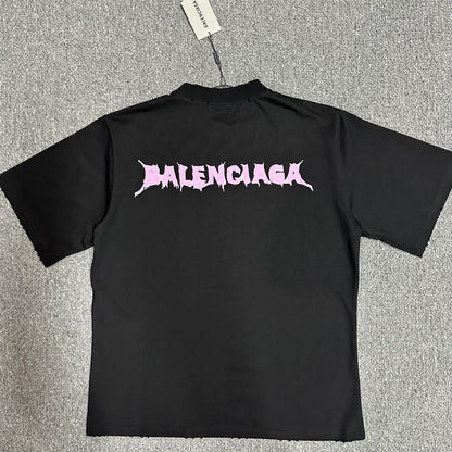Balenciaga DIY Metal Logo Short-Sleeve T-Shirt