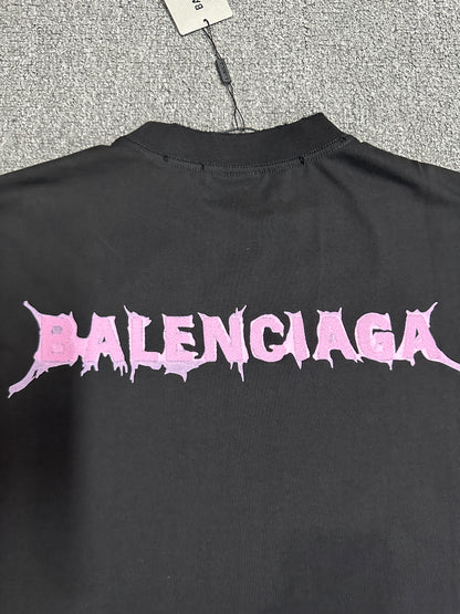 Balenciaga DIY Metal Logo Short-Sleeve T-Shirt