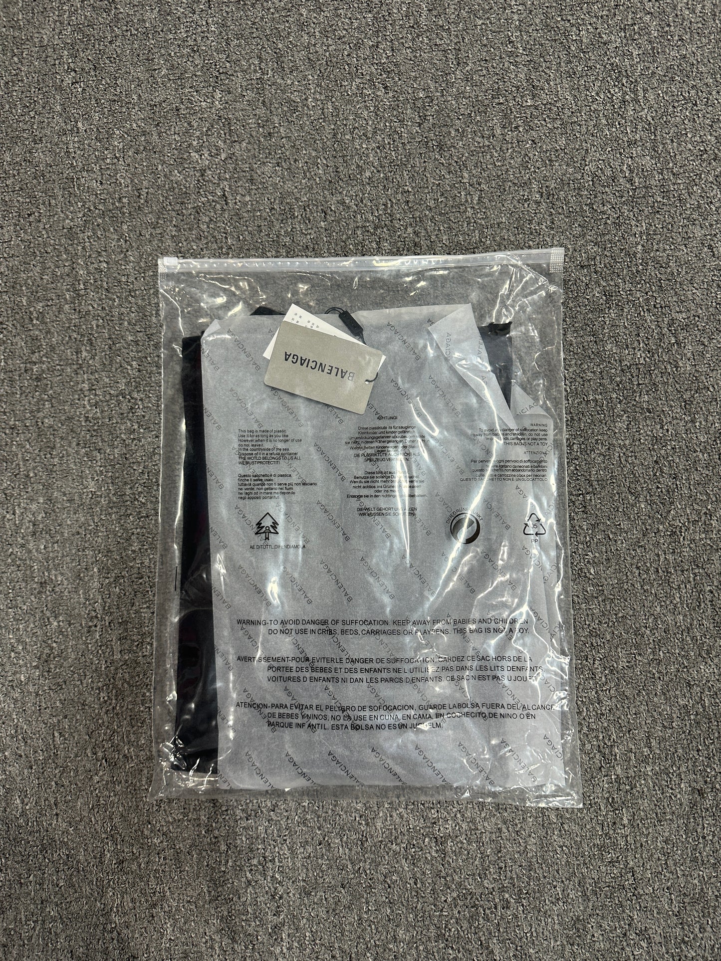 Balenciaga DIY Metal Logo Short-Sleeve T-Shirt