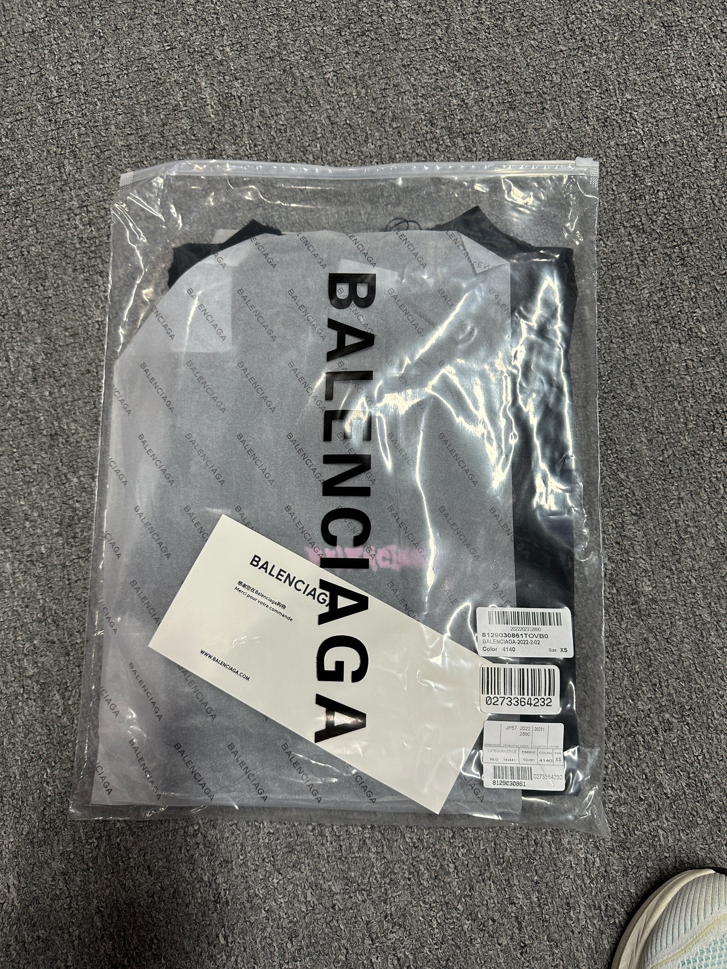Balenciaga DIY Metal Logo Short-Sleeve T-Shirt