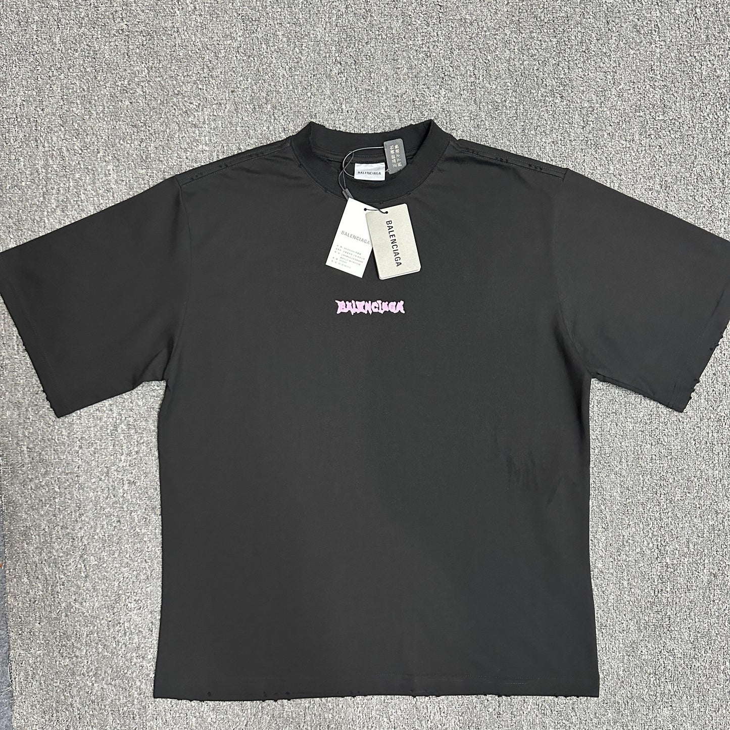Balenciaga DIY Metal Logo Short-Sleeve T-Shirt