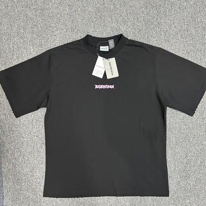 Balenciaga DIY Metal Logo Short-Sleeve T-Shirt