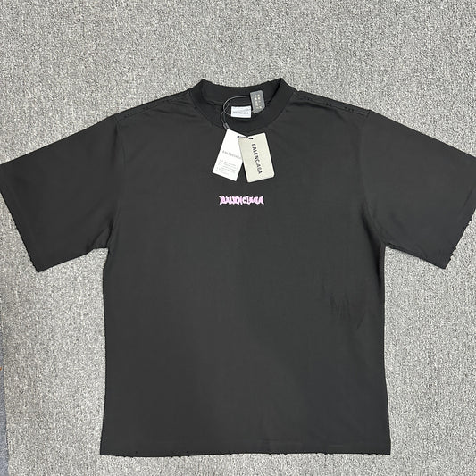 Balenciaga DIY Metal Logo Short-Sleeve T-Shirt