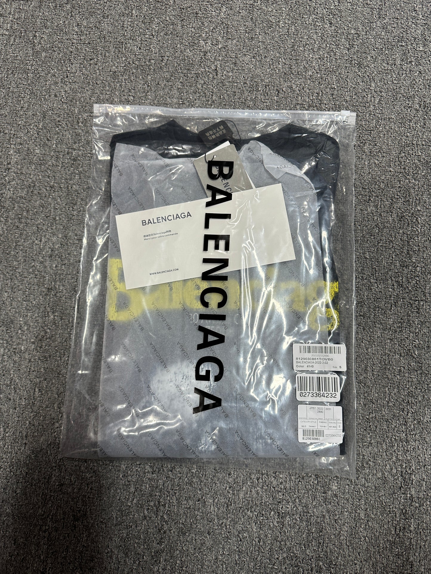 Balenciaga "The Address" Medium Fit T-Shirt