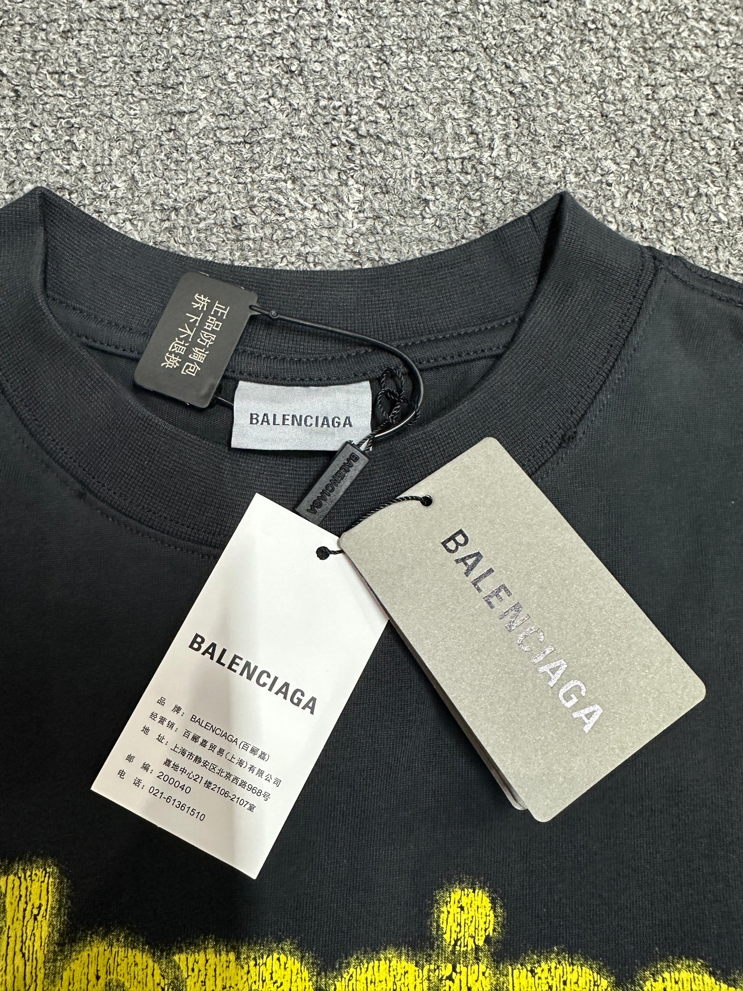 Balenciaga "The Address" Medium Fit T-Shirt
