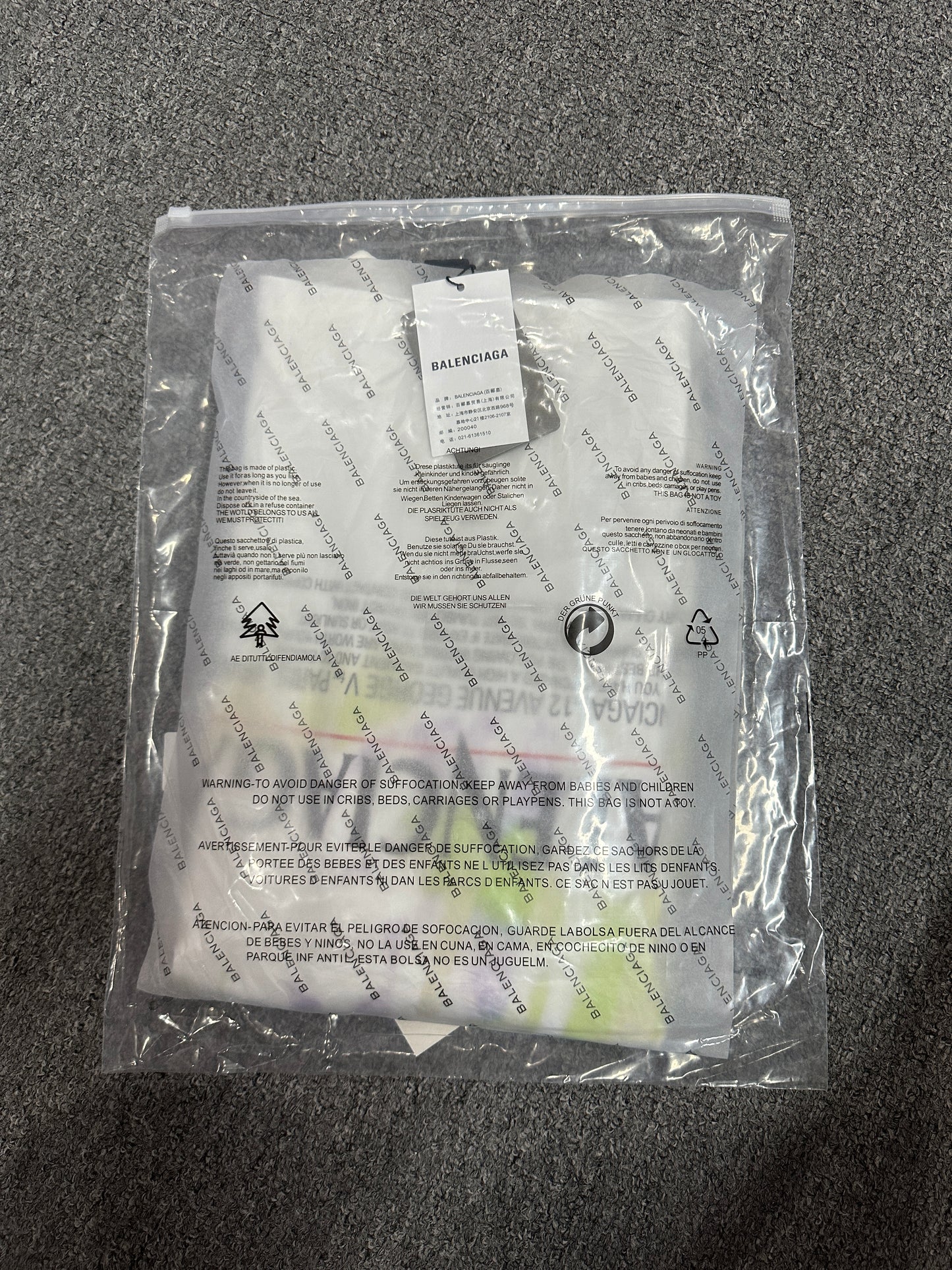 Balenciaga "The Window" Medium Fit T-Shirt
