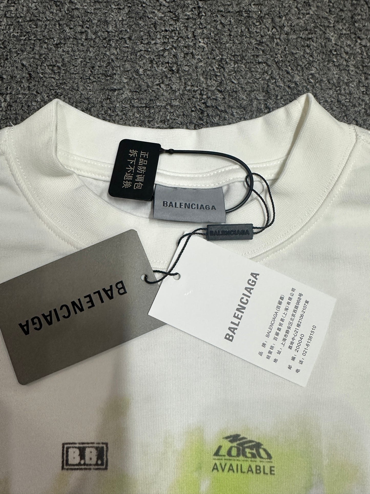 Balenciaga "The Window" Medium Fit T-Shirt