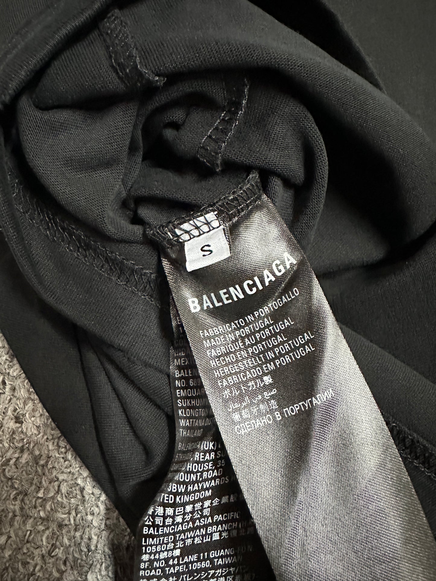 Balenciaga Messy Spray Medium Fit T-Shirt