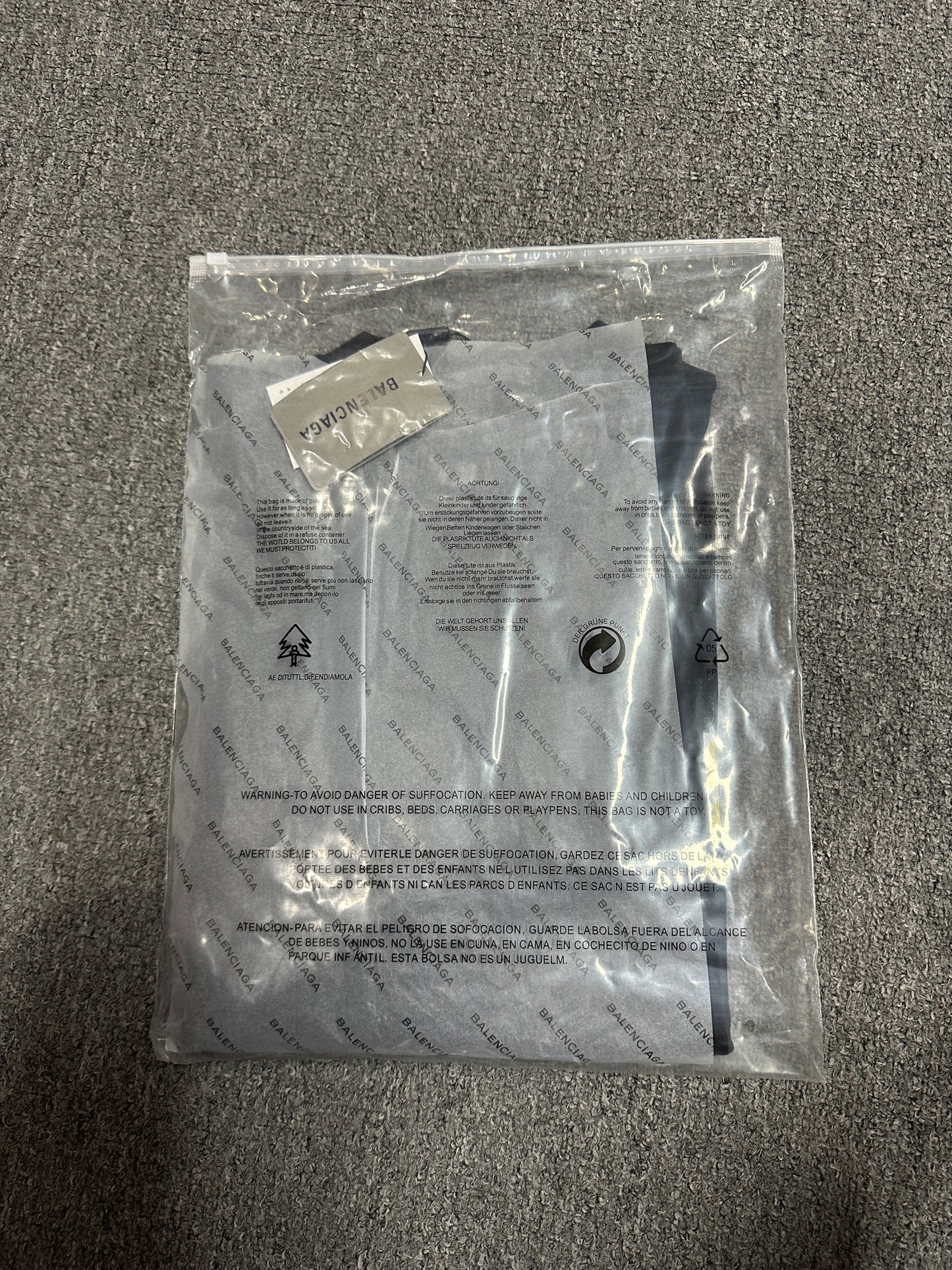 Balenciaga Messy Spray Medium Fit T-Shirt